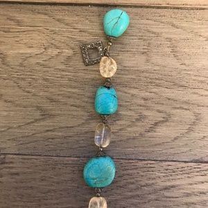 Sterling silver turquoise stone bracelet